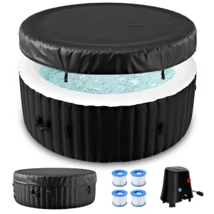 Round Portable Inflatable Hot Tub,