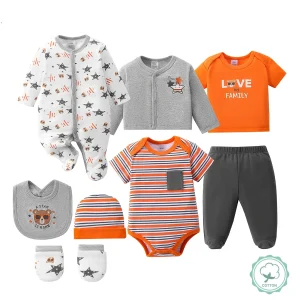 8-pc Soft Unisex Newborn